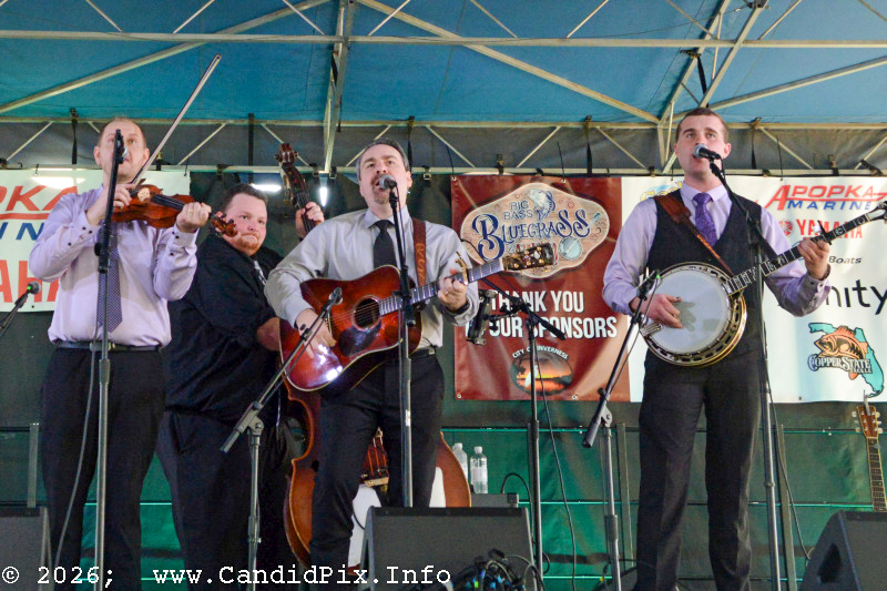 Ralph Stanley II & The Clinch Mountain Boys at the 2026 Big Bass Bluegrass & BBQ festival in Inverness, FL - photo © Bill Warren