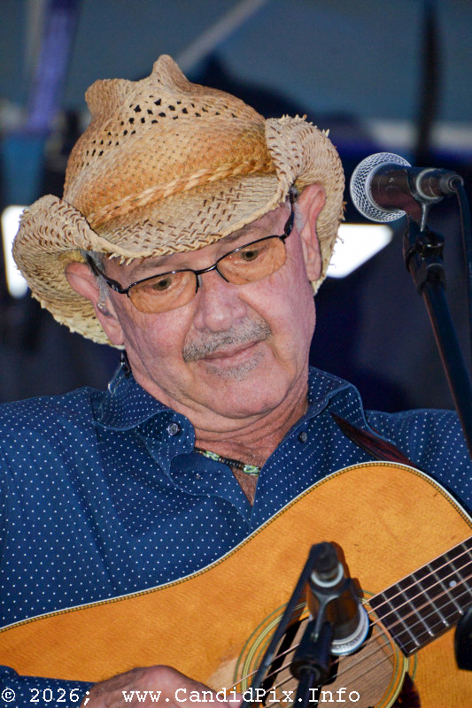 Keith Tew with Southern Bluegrass Express at the 2026 Big Bass Bluegrass & BBQ festival in Inverness, FL - photo © Bill Warren
