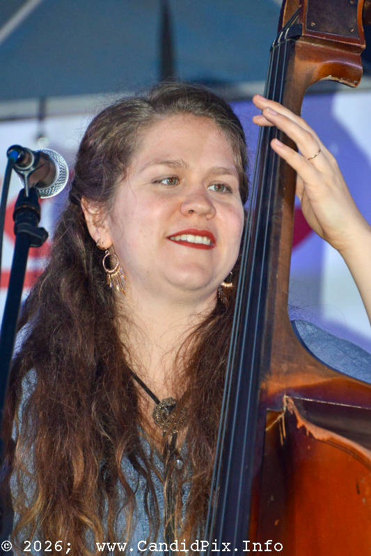 Abigail Acevedo with Remedy Tree at the 2026 Big Bass Bluegrass & BBQ festival in Inverness, FL - photo © Bill Warren
