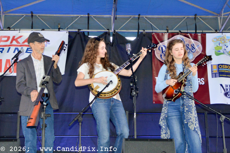 Mountain Highway at the 2026 Big Bass Bluegrass & BBQ festival in Inverness, FL - photo © Bill Warren