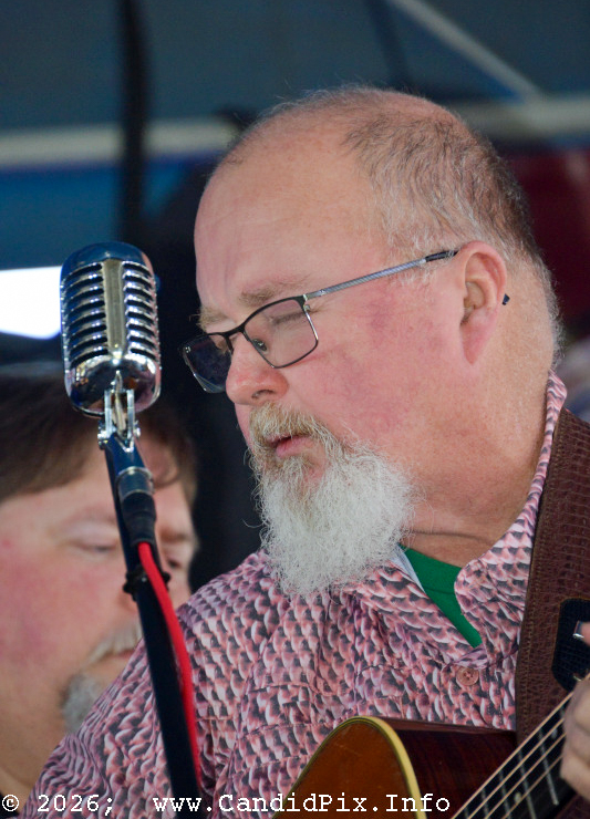 Bunky Jackson with Rekindled Bits of Grass at the 2026 Big Bass Bluegrass & BBQ festival in Inverness, FL - photo © Bill Warren