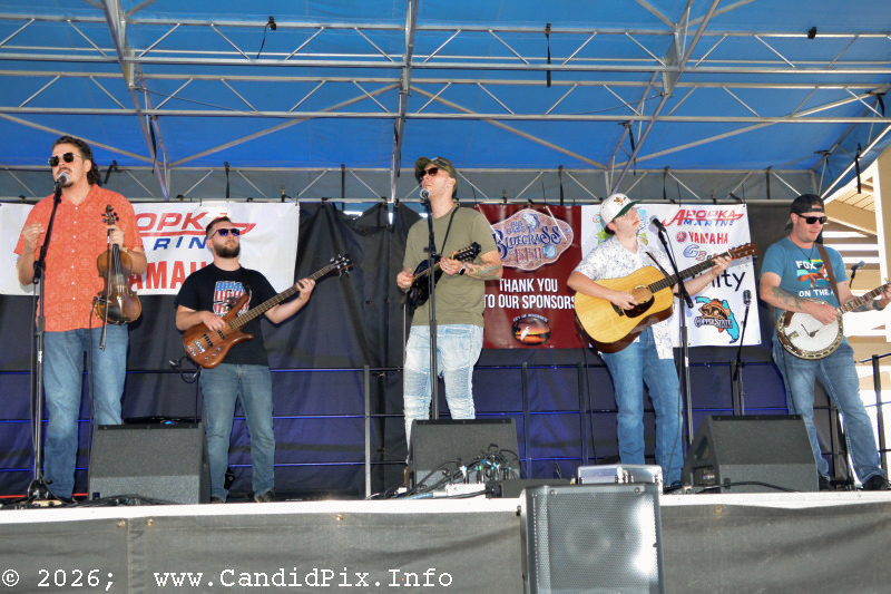 Monroeville at the 2026 Big Bass Bluegrass & BBQ festival in Inverness, FL - photo © Bill Warren
