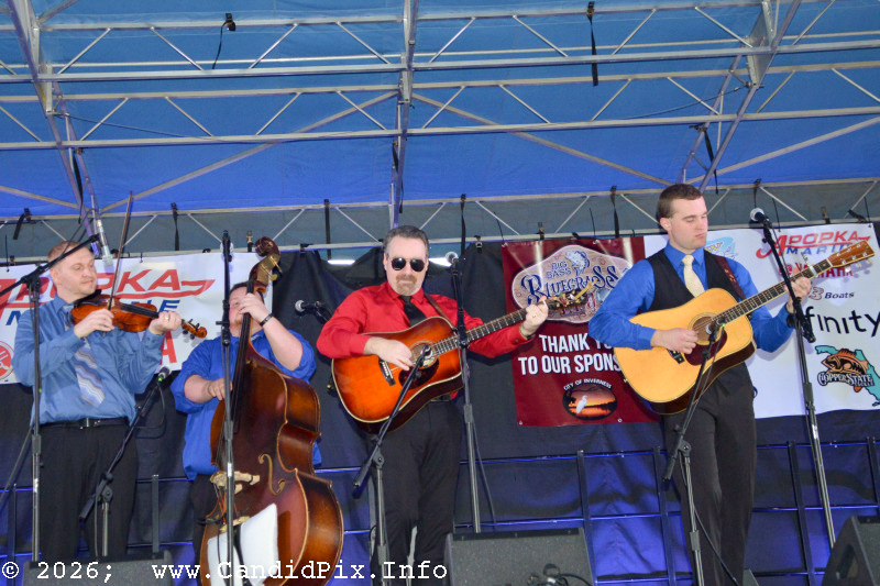 Ralph Stanley II & The Clinch Mountain Boys at the 2026 Big Bass Bluegrass & BBQ festival in Inverness, FL - photo © Bill Warren