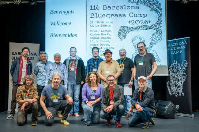 Staff at the 2026 Barcelona Bluegrass Camp - photo © Josep Ponsa Camps
