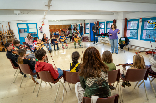 Barcelona Kids at the 2026 Barcelona Bluegrass Camp - photo © Josep Ponsa Camps