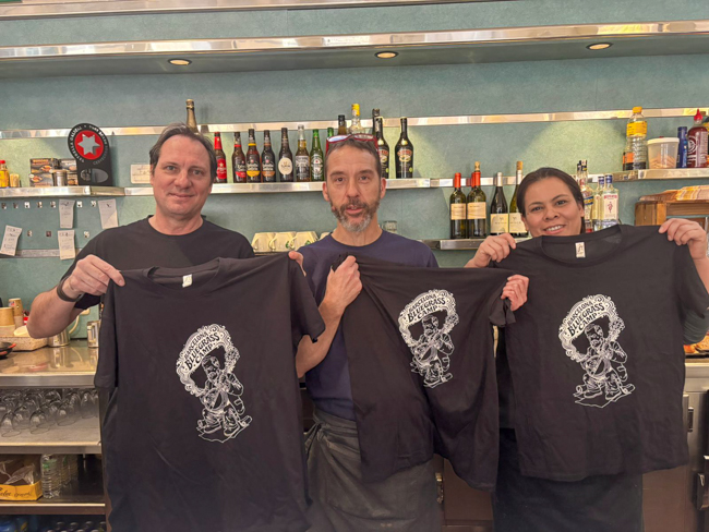 T-shirts at the 2026 Barcelona Bluegrass Camp - photo © Josep Ponsa Camps