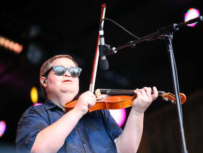 Michael Cleveland at MerleFest 2026 - photo © Bryce Lafoon