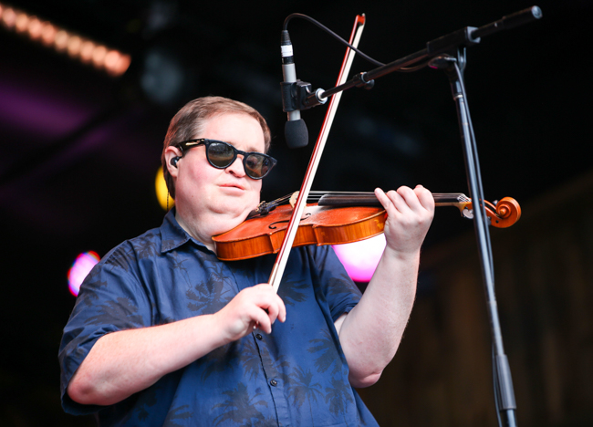 Michael Cleveland at MerleFest 2026 - photo © Bryce Lafoon