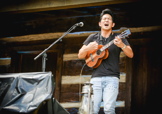 Jake Shimabukuro at MerleFest 2026 - photo © Bryce Lafoon