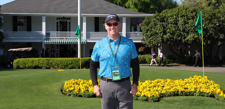 Alan Bibey at The Masters