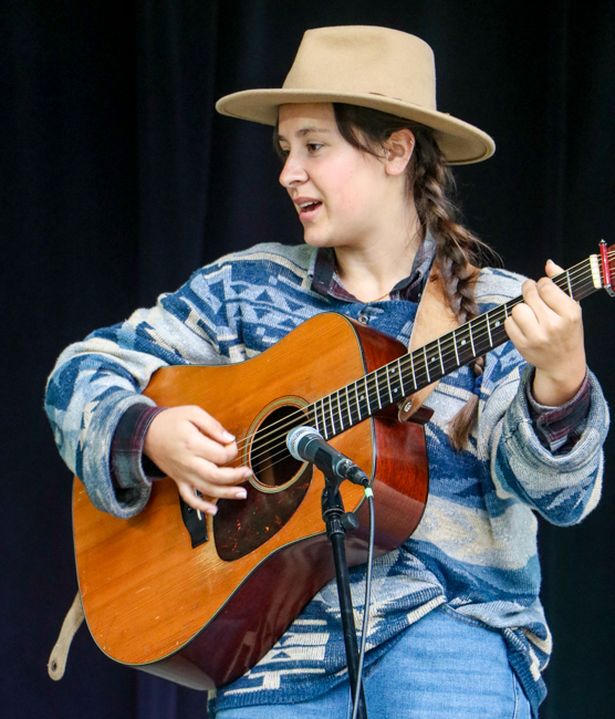 Annmari Trakimowicz with Dear MariBella & The Pigkickers at the 2026 Tony Rice Memorial MusicFest - photo © G. Nicholas Hancock