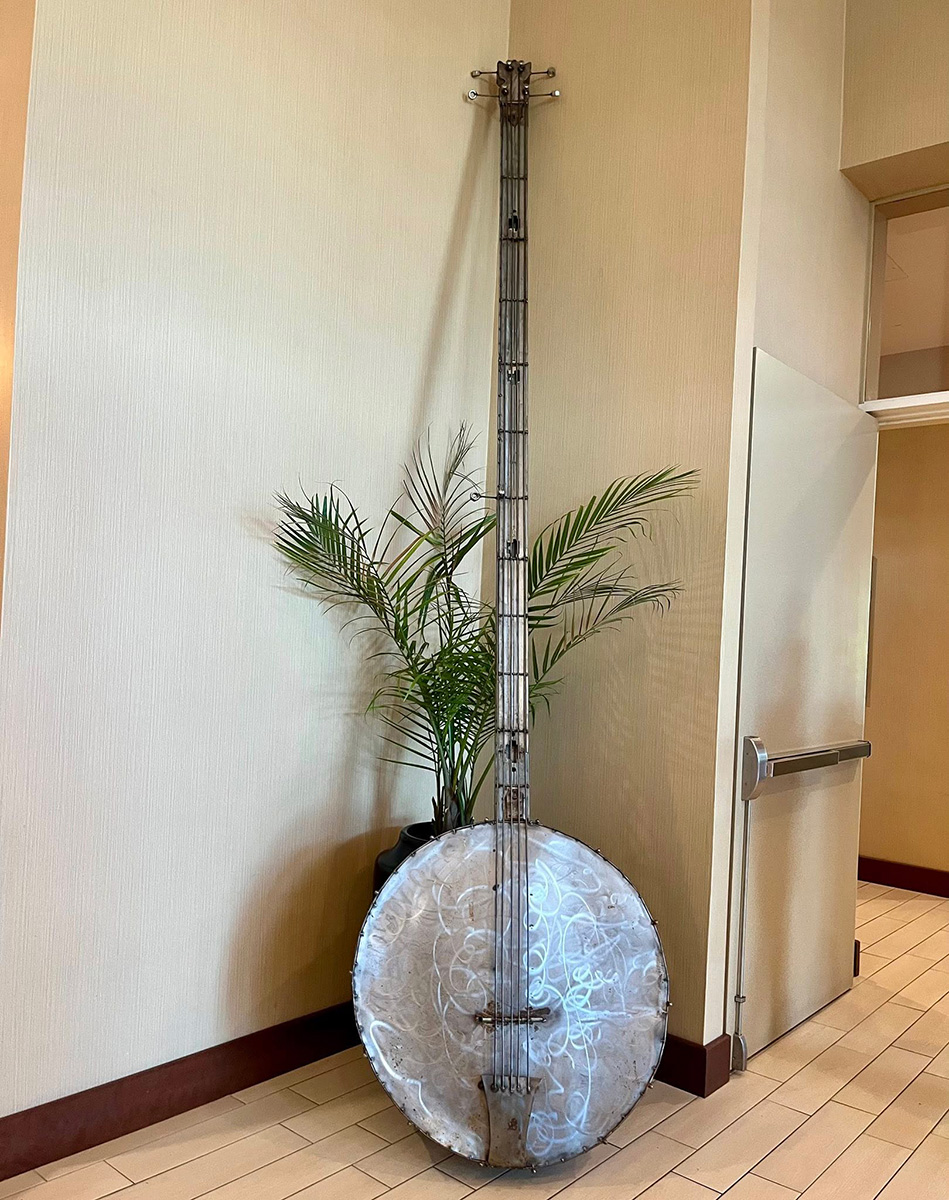 Artwork at the 1st annual Bluegrass Music Exhibit in Owensboro, KY in 2025