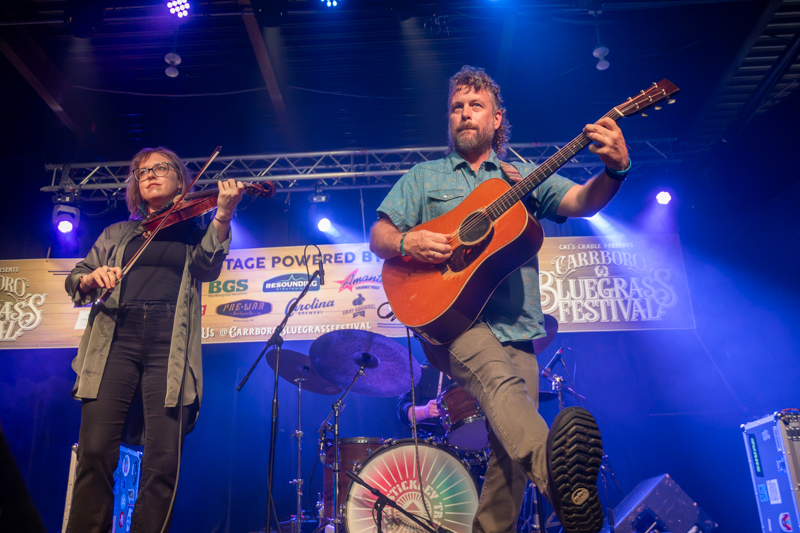 Jon Stickley Trio at the 2026 Carrboro Bluegrass Festival (5/23/26) - photo © Thomas Beck