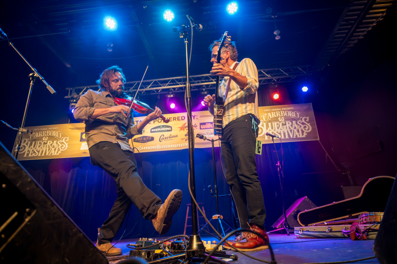 Trenton Wagler and Eric Brubaker at the 2026 Carrboro Bluegrass Festival (5/23/26) - photo © Thomas Beck