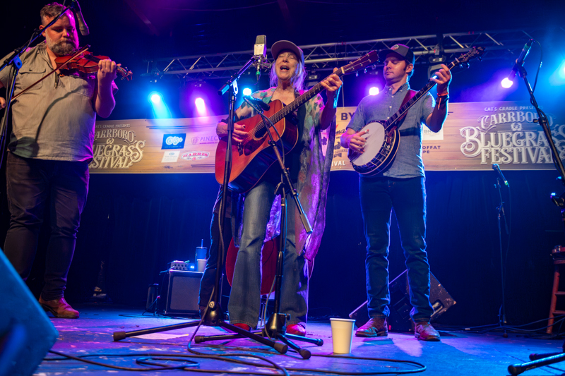 Laurie Lewis & The Right Hands at the 2026 Carrboro Bluegrass Festival (5/23/26) - photo © Thomas Beck
