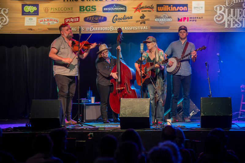Laurie Lewis & The Right Hands at the 2026 Carrboro Bluegrass Festival (5/23/26) - photo © Thomas Beck