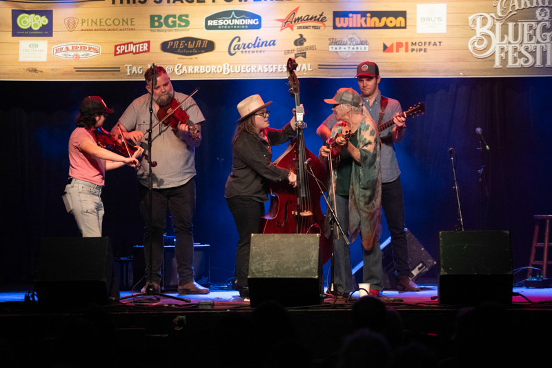 Laurie Lewis & The Right Hands at the 2026 Carrboro Bluegrass Festival (5/23/26) - photo © Thomas Beck