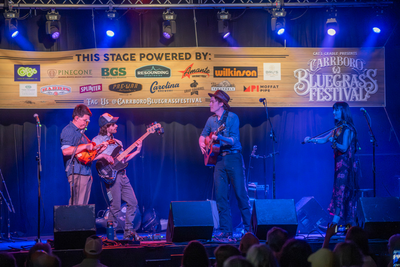 Mason Via at the 2026 Carrboro Bluegrass Festival (5/23/26) - photo © Thomas Beck