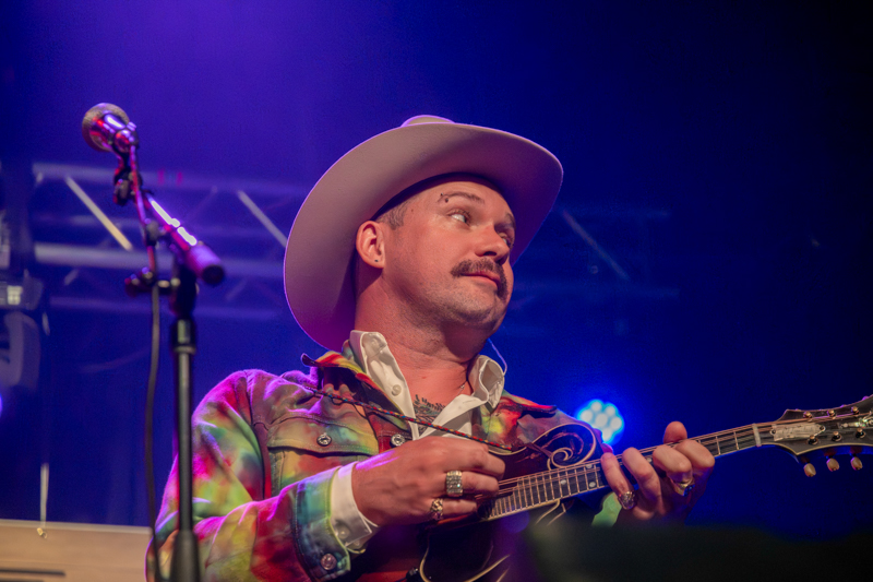 C.J. Lewandowski with The Po' Ramblin' Boys at the 2026 Carrboro Bluegrass Festival (5/23/26) - photo © Thomas Beck
