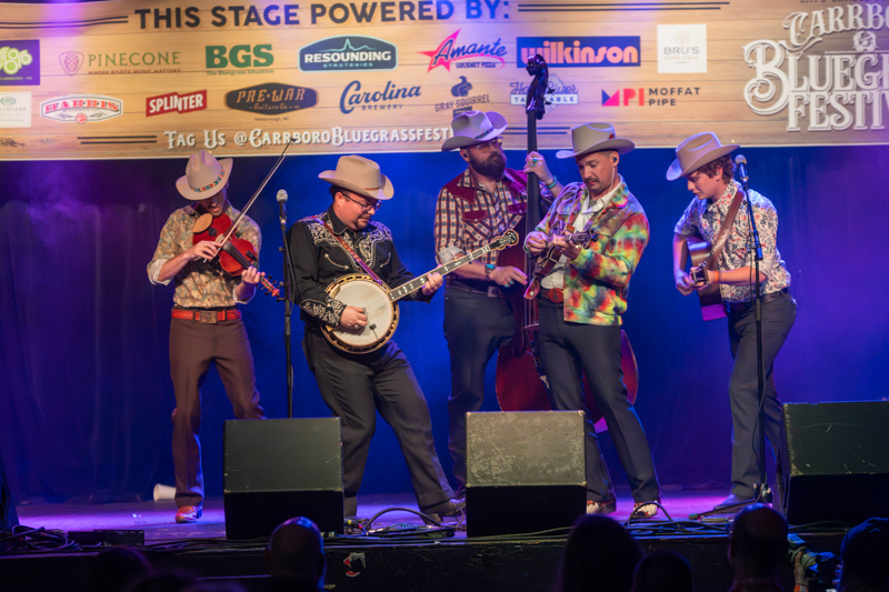 The Po' Ramblin' Boys at the 2026 Carrboro Bluegrass Festival (5/23/26) - photo © Thomas Beck