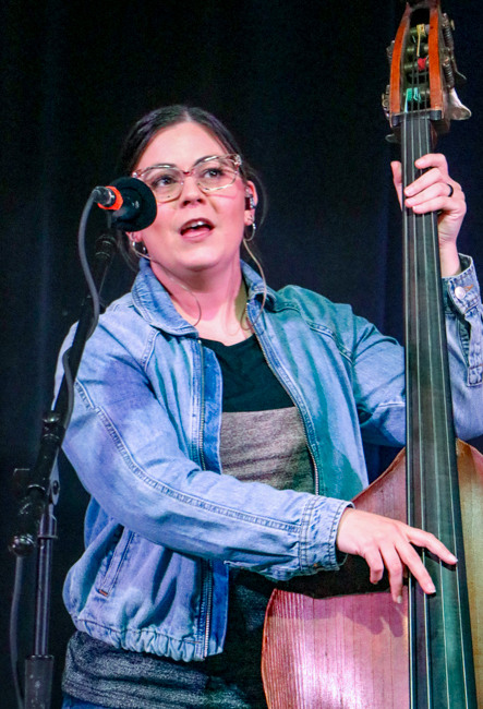Grace Davis with the Dan Tyminski Band at the 2026 Tony Rice Memorial MusicFest - photo © G. Nicholas Hancock