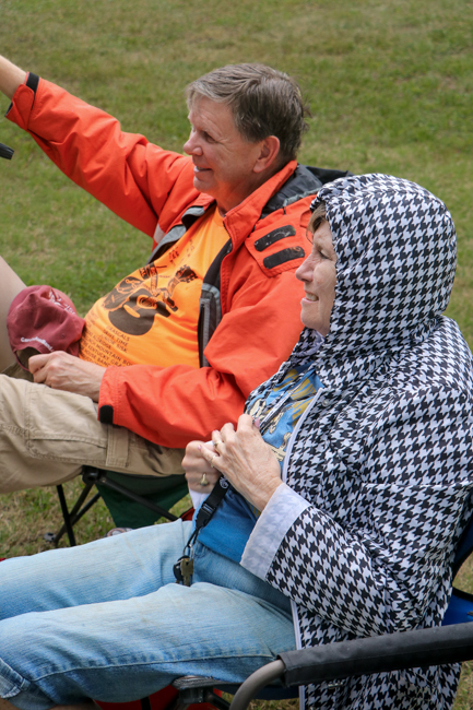Gary and Sandy Hatley at the 2026 Tony Rice Memorial Day MusicFest at Camp Spring - photo © G. Nicholas Hancock