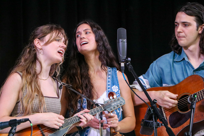 The Burnett Sisters at the 2026 Tony Rice Memorial Day MusicFest at Camp Spring - photo © G. Nicholas Hancock