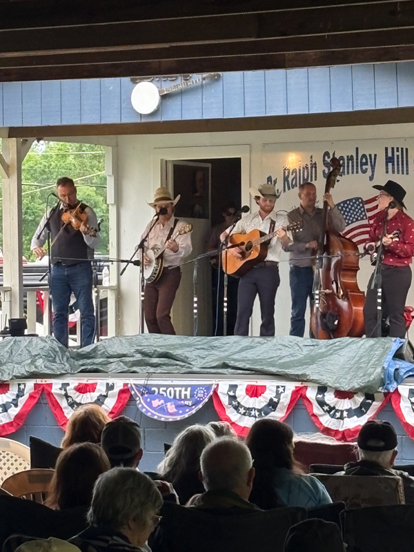 Riley Gilbreath at the 2026 Dr. Ralph Stanley Hills of Home Festival - photo © Sandy Carr