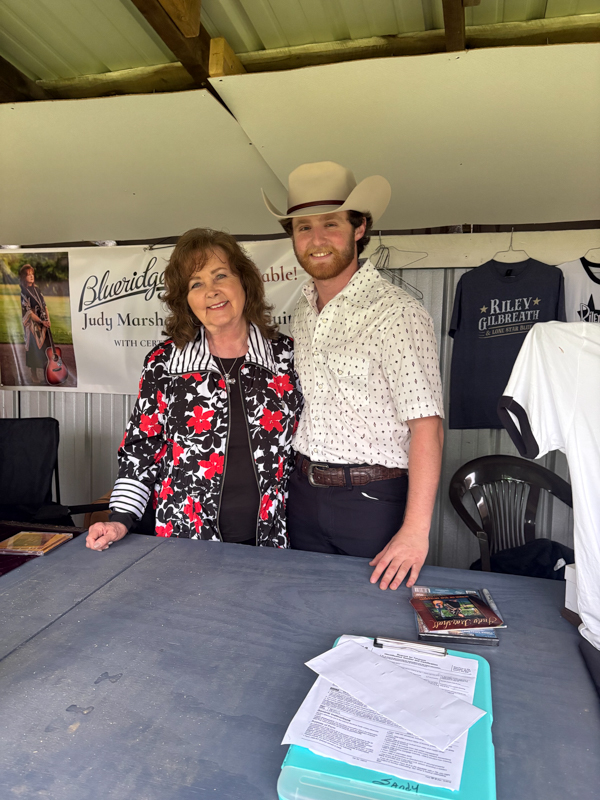 Riley Gilbreath at the 2026 Dr. Ralph Stanley Hills of Home Festival - photo © Sandy Carr