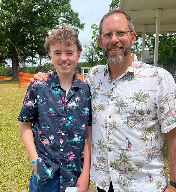 Elijah Smith and Eric Marshall with The Country Gentlemen Show at the 2026 Little Roy & Lizzy Music Festival - photo © Sandy Hatley