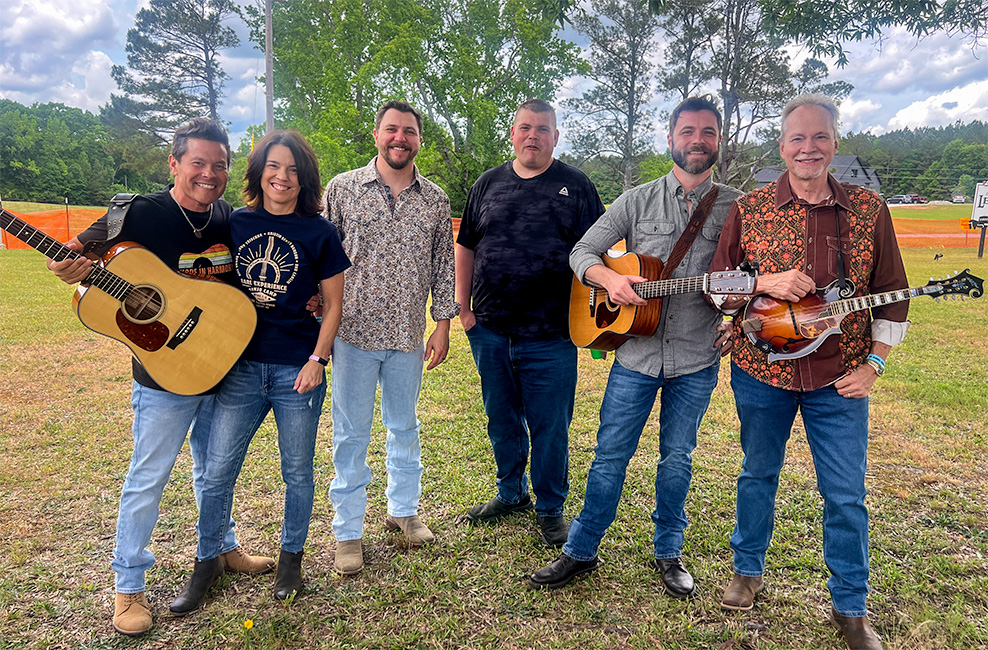 The Grascals backstage at the 2026 Little Roy & Lizzy Music Festival - photo © Sandy Hatley
