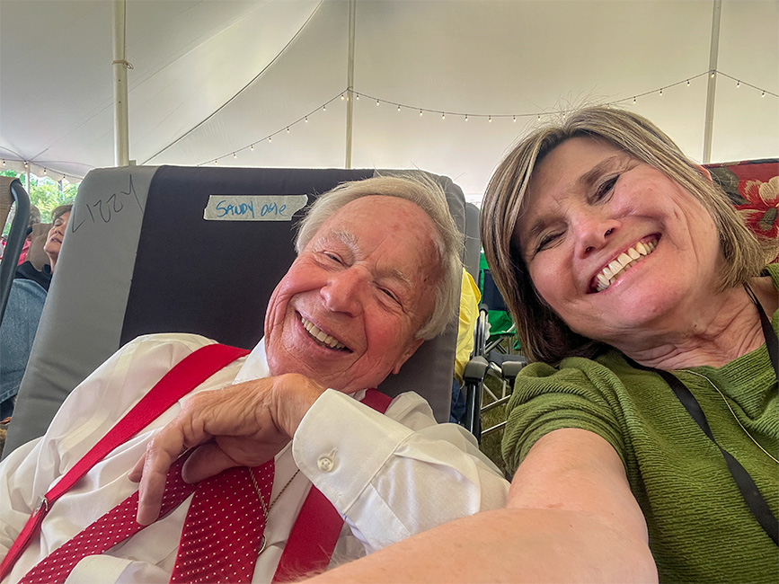 Little Roy and Sandy Hatley at the 2026 Little Roy & Lizzy Music Festival - photo © Sandy Hatley