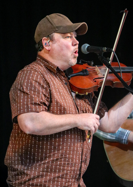 Jim VanCleve with the Mountain Heart Tribute Band at the 2026 Tony Rice Memorial MusicFest - photo © G. Nicholas Hancock