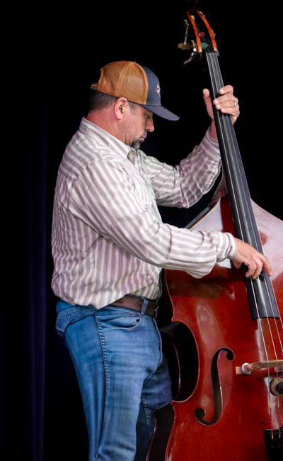 Joel Trakimowicz with Dear MariBella & The Pigkickers at the 2026 Tony Rice Memorial MusicFest - photo © G. Nicholas Hancock