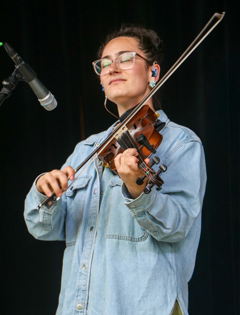 Layla Cantafio with Dave Atkins & Mountain Soul at the 2026 Tony Rice Memorial MusicFest - photo © G. Nicholas Hancock
