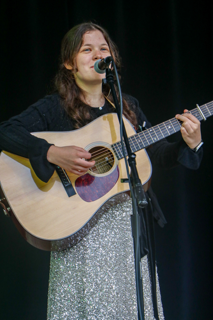 Libby Lindblom with Headin' Home at the 2026 Tony Rice Memorial MusicFest - photo © G. Nicholas Hancock