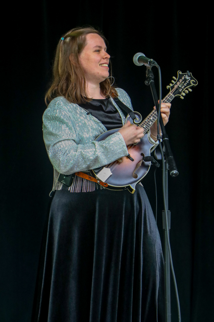 Lucy Lindblom with Headin' Home at the 2026 Tony Rice Memorial MusicFest - photo © G. Nicholas Hancock