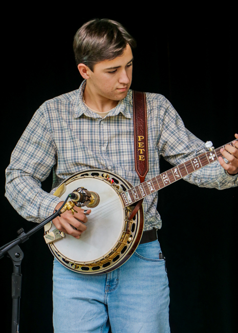 Pete Trakimowicz with Dear MariBella & The Pigkickers at the 2026 Tony Rice Memorial MusicFest - photo © G. Nicholas Hancock