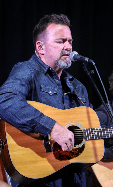 Tim Shelton with NewFound Road at the 2026 Tony Rice Memorial MusicFest - photo © G. Nicholas Hancock