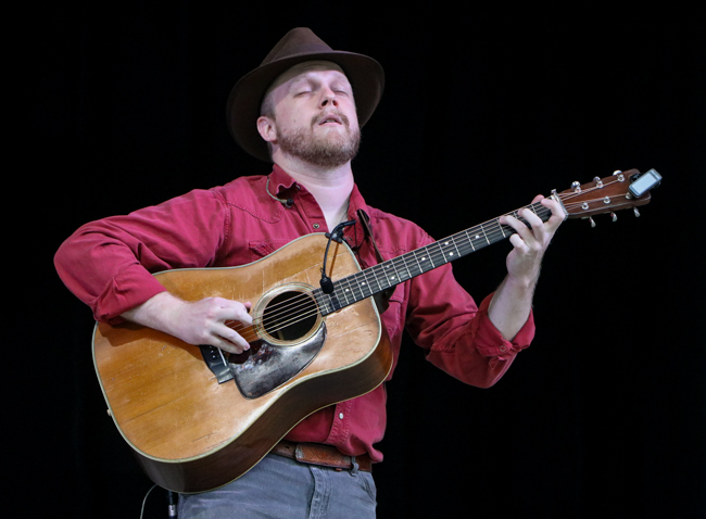 Zeb Snyder with Appalachian Road Show at the 2026 Tony Rice Memorial MusicFest - photo © G. Nicholas Hancock