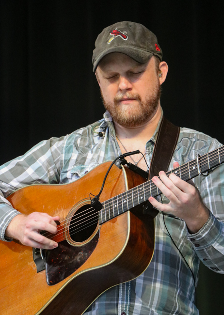 Zeb Snyder with the Mountain Heart Tribute Band at the 2026 Tony Rice Memorial MusicFest - photo © G. Nicholas Hancock
