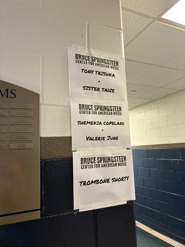 Backstage at Music America: Songs That Shaped Us at the Bruce Springsteen Center (6/4/26) - photo © Ariel Rosenberg