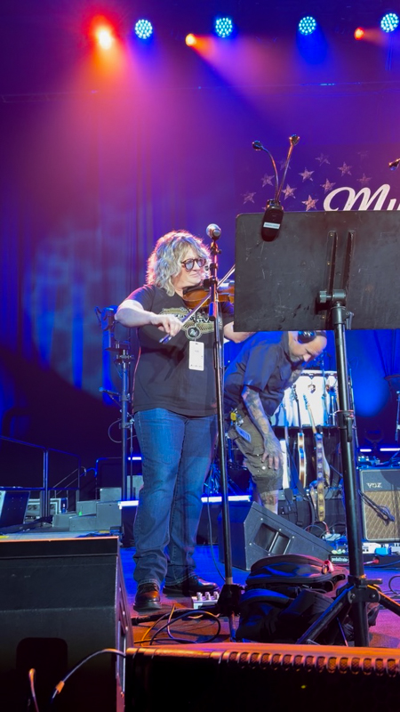 Deanie Richardson of Sister Sadie at Music America: Songs That Shaped Us at the Bruce Springsteen Center (6/4/26) - photo © Ariel Rosenberg