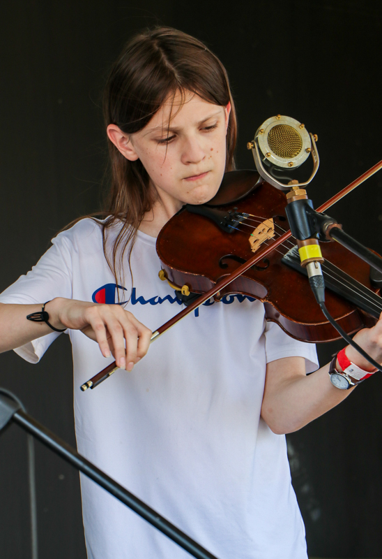 Alexander Ferranti at the 2026 Mount Airy Fiddlers' Convention - photo © G. Nicholas Hancock