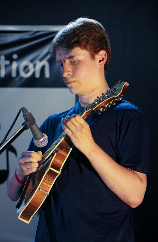 Alexander Meredith at the 2026 Mount Airy Fiddlers' Convention - photo © G. Nicholas Hancock
