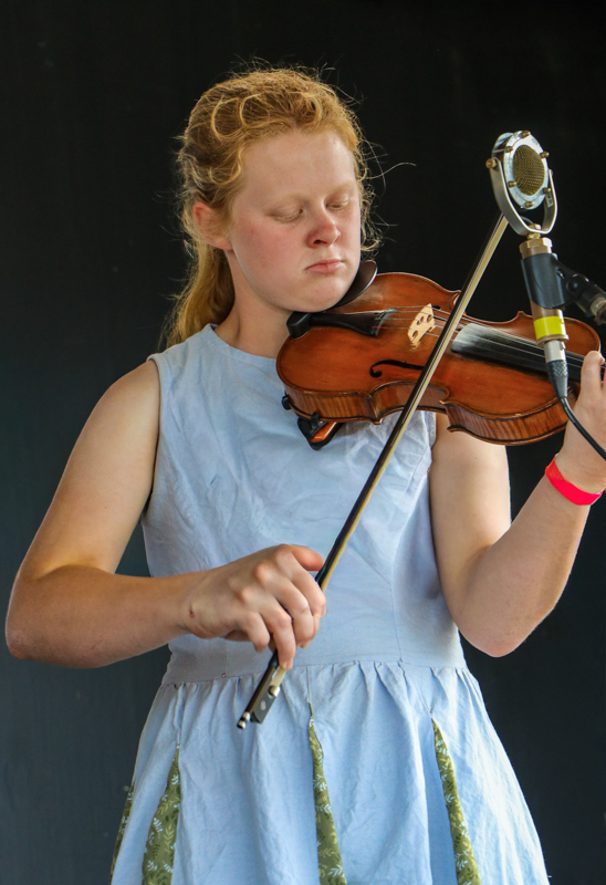 Amelia Boggs at the 2026 Mount Airy Fiddlers' Convention - photo © G. Nicholas Hancock