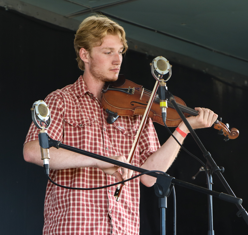 Ben Kiser at the 2026 Mount Airy Fiddlers' Convention - photo © G. Nicholas Hancock
