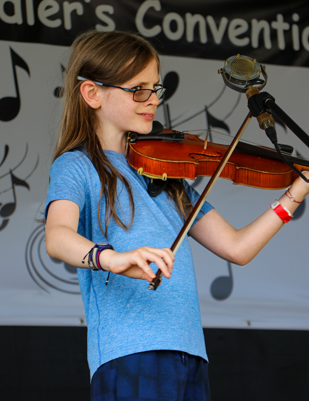 Benjamin Ferranti at the 2026 Mount Airy Fiddlers' Convention - photo © G. Nicholas Hancock