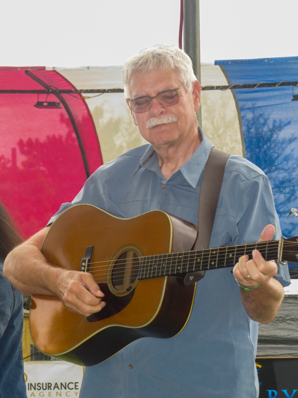 Bob McLemore playing with Dirt Roads Gospel Band at the 2026 Pickin' On The Plains Music Festival - photo © Evan Barnum