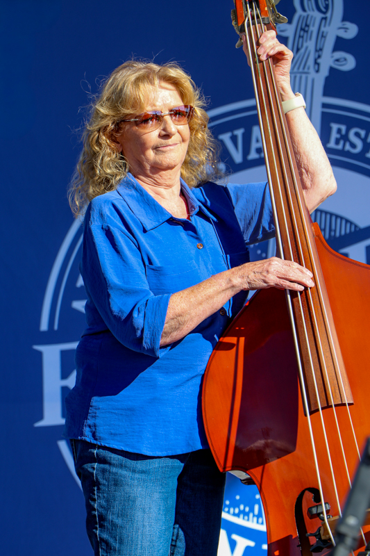 Carmia Cornett with Cleveland Bluegrass at the 2026 Abingdon Fiddlers' Convention - photo © G. Nicholas Hancock